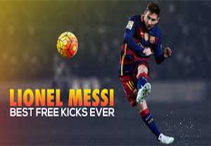 10 ضربه آزاد برتر مسی 