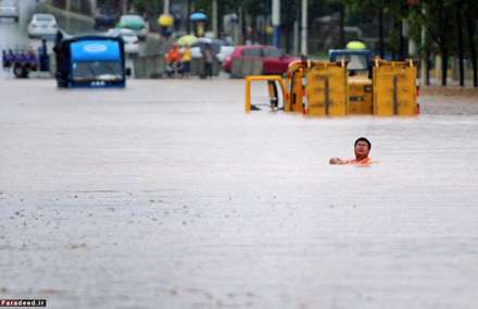 سیل مرگبار در چین