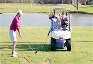 لحظات جذاب و بامزه ورزش گلف