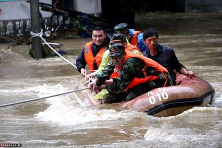 سیل مرگبار در چین