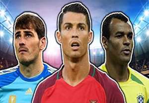 تیم منتخب ستارگان فوتبال با بیشترین بازی ملی