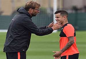 گل فوق العاده و با پشت پا از کوتینیو در تمرینات لیورپول