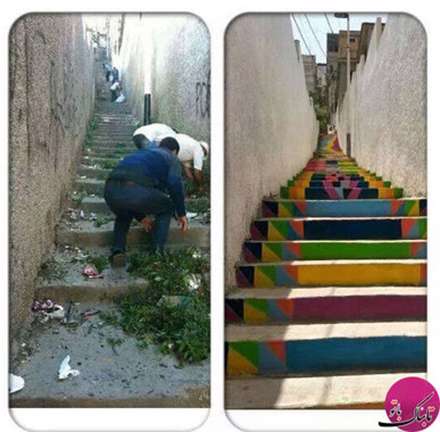 زیباترین پله های جهان؛ از تهران تا فیلادلفیا