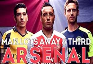 رونمایی از لباس دوم و سوم آرسنال