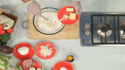 کیش قارچ و پنیر