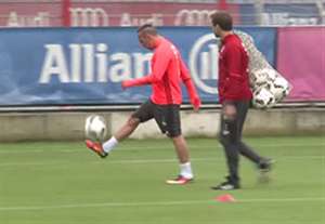 تمرین امروز بایرن مونیخ همراه ریبری 95/05/19