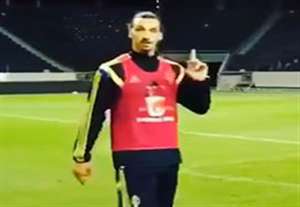 گل دیدنی و غیرقابل مهار زلاتان در تمرین منچستر