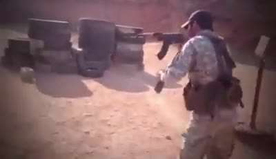 گوشه ای از آموزش های مدافعان حرم تیپ فاطمیون