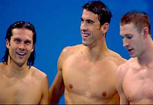 آمریکا قهرمان 4 در 100 متر آزاد مردان(رکوردشکنی المپیک)