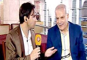 گفتگو با بهروان قبل شروع مراسم برترین های لیگ