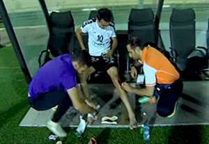 جراحت شدید رضا عنایتی در بازی مقابل پرسپولیس