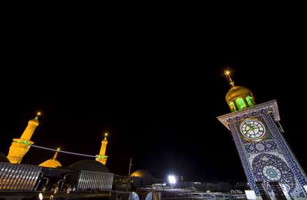 برج ساعت در حرم امام حسین علیه السلام