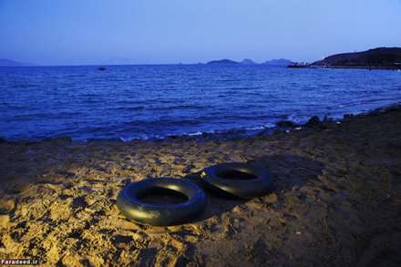 واژگونی قایق مهاجران در دریای"اژه"