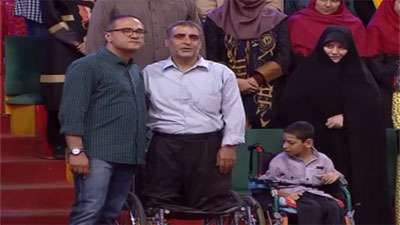 حرکت ارزشمند جانباز عزیز در خندوانه