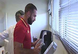 تست پزشکی بازیکنان اسپانیا