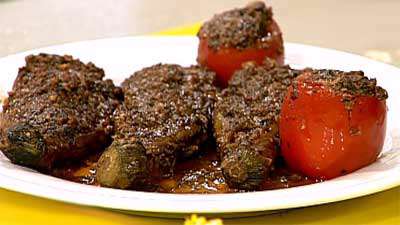 بادمجان شکم پر