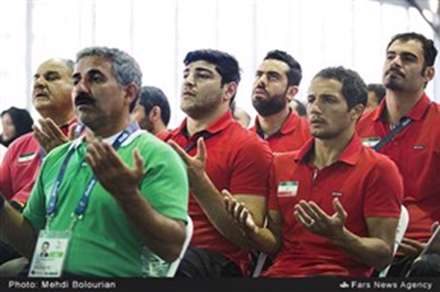مراسم دعای عرفه با حضور ورزشکاران پارالمپیکی