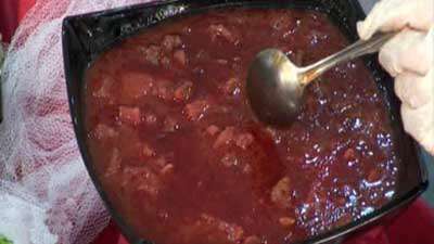 خورشت آلبالو و آناناس