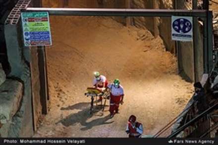 ریزش تونل در حال احداث مترو در منطقه کیان‌شهر