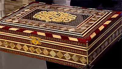 خاتم کاری روی جعبه قرآن (2)