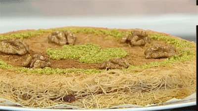 کیک باقلوا با کادایف