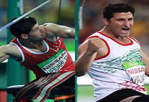 کسب مدال طلای خالوندی و نقره حیدری در پرتاب نیزه پارالمپیک ریو