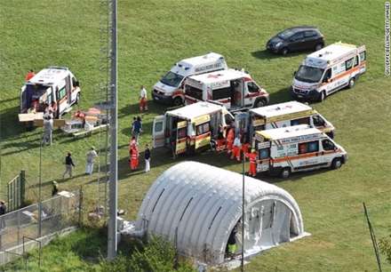 تلفات زمین‌لرزه ایتالیا به 247 کشته افزایش یافت