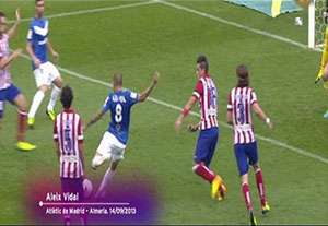 گل های بازیکنان حاضر در ترکیب بارسا به اتلتیکو مادرید