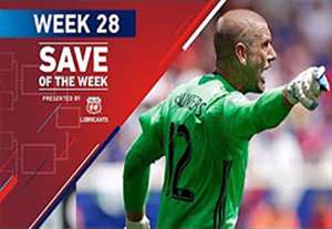 سیوهای برتر هفته 28 لیگ MLS