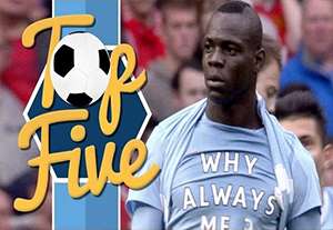 5 گل برتر منچسترسیتی در اولدترافورد