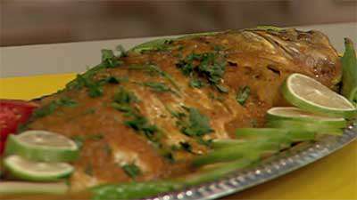 ماهی با سس پرتقال