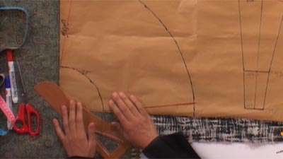 دامن کلوش و ترک