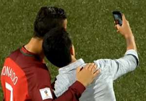 عکس سلفی جیمی جامپ با رونالدو