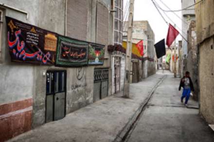 رخت عزا بر تن کوچه‌ها - مشهد