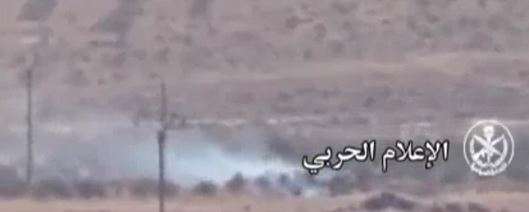 انهدام خودرو تروریستها در جنوب درعا