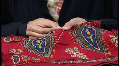 زنجیره دوزی در پته