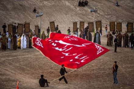 تعزیه ورود کاروان حسینی به کربلا - نوش آباد