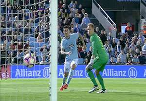 اشتباه فاحش ترشتگن در بازی مقابل سلتاویگو