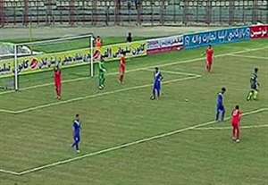 خلاصه بازی ملوان 1-0 نساجی مازندران+حواشی