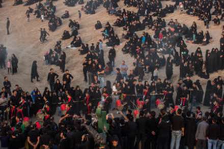 تعزیه ورود کاروان حسینی به کربلا - نوش آباد