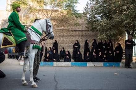 تعزیه ورود کاروان حسینی به کربلا - نوش آباد