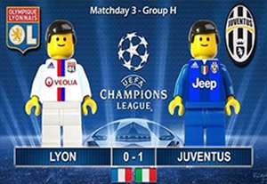 لگو جالب بازی لیون - یوونتوس