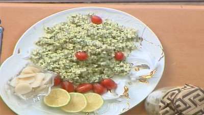 ترشی موسیر و یک نوع غذای محلی گیلانی