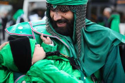 ورود نمادین کاروان حسینی به سرزمین کربلا