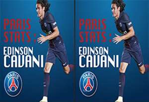 نگاه آماری به عملکرد کاوانی در پاری سن ژرمن