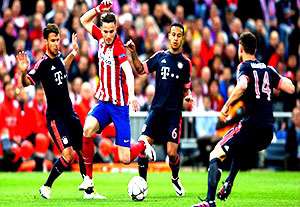 خلاصه بازی اتلتیکومادرید 1-0 بایرن مونیخ