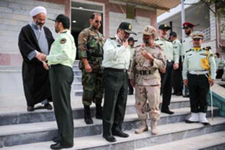 صبحگاه مشترک یگان‌های نیروی انتظامی