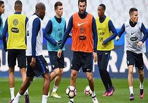 آخرین تمرین فرانسه برای تقابل با بلغارستان