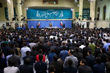 دیدار نخبگان علمی جوان با مقام معظم رهبری
