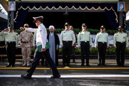 صبحگاه مشترک یگان‌های نیروی انتظامی